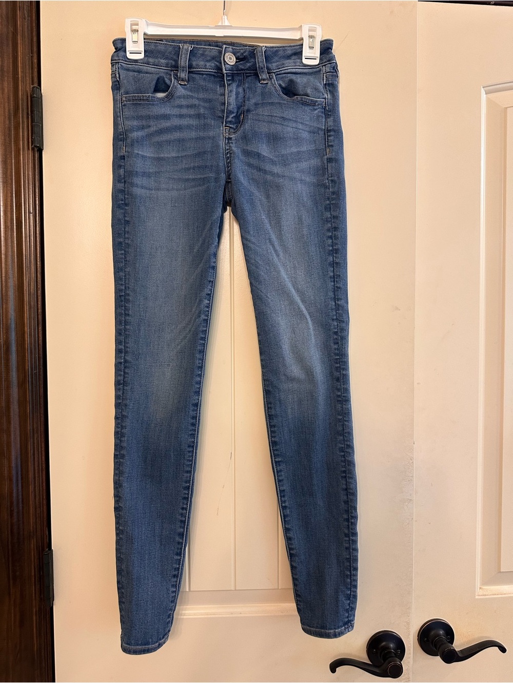 American Eagle Outfitters Women's Medium Blue Skinny Jeans